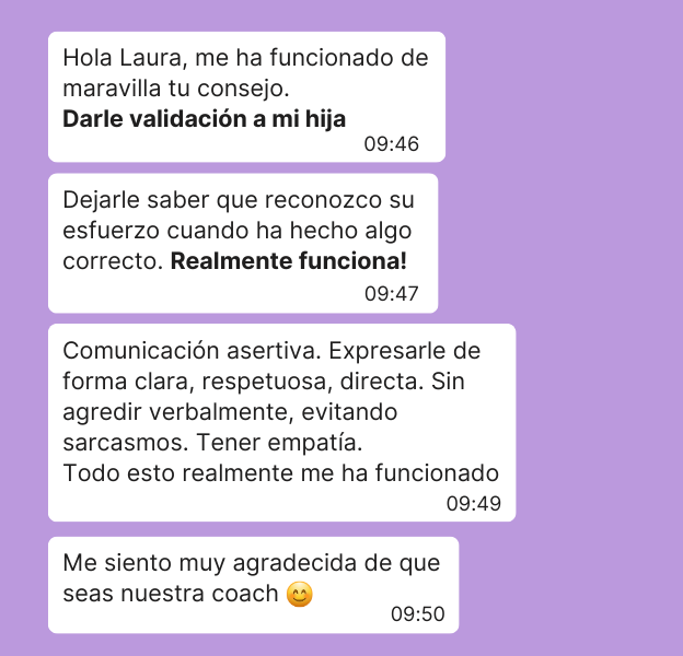 Testimonio WhatsApp 1